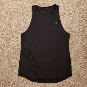 Men's Ethos Black Workout Bro Tank Top